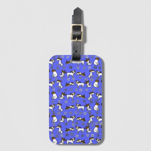 Jack Russell bagtag Bagagelabel (Voorkant (verticaal))