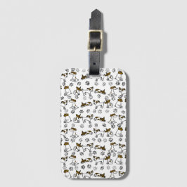 Jack Russell bagtag Bagagelabel