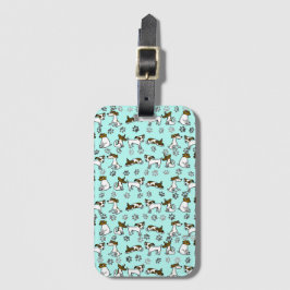 Jack Russell bagtag Bagagelabel