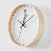 Jack Russell Balancing on Clock Hands Dog Clock (Hoek)