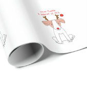 Jack Russell Beste Kerstman.... Cadeaupapier (Rol Hoek)