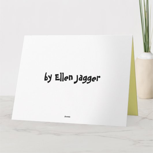 Jack Russell Birthday Kaart (Achterkant)