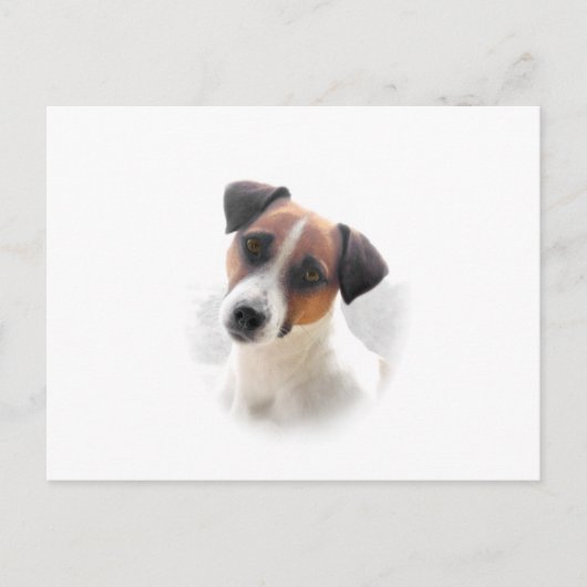 Jack Russell Briefkaart (Voorkant)