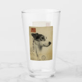Jack Russell Briefkaart Glas (Voorkant)