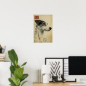 Jack Russell Briefkaart Poster (Thuiskantoor)