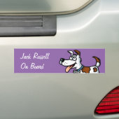 Jack Russell Bumpersticker (Op auto)