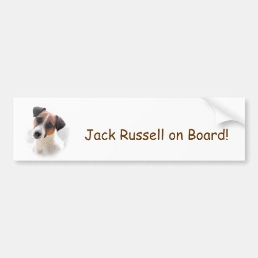 Jack Russell Bumpersticker (Voorkant)