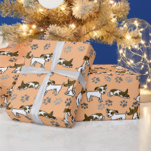 Jack Russell-cadeaupapier