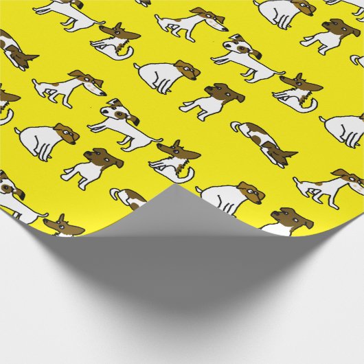 Jack Russell-cadeaupapier Cadeaupapier (Hoek)