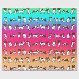Jack Russell-cadeaupapier Cadeaupapier