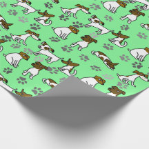 Jack Russell-cadeaupapier
