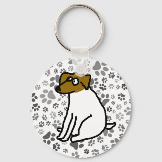 Jack Russell Cartoon Sleutelhanger