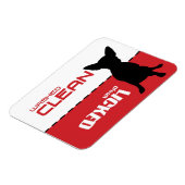 Jack Russell Chi, Dishwasher Magnet - Gegenereerd  Magneet (Linkerzijde)