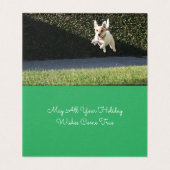 Jack Russell Christmas Dreams Holiday Kaart (Binnenkant ongevouwen)