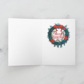 Jack Russell Christmas Times Feestdagen Kaart (Binnen)