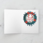 Jack Russell Christmas Times Feestdagen Kaart (Binnen)