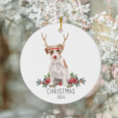 Jack Russell Custom Christmas Ornament
