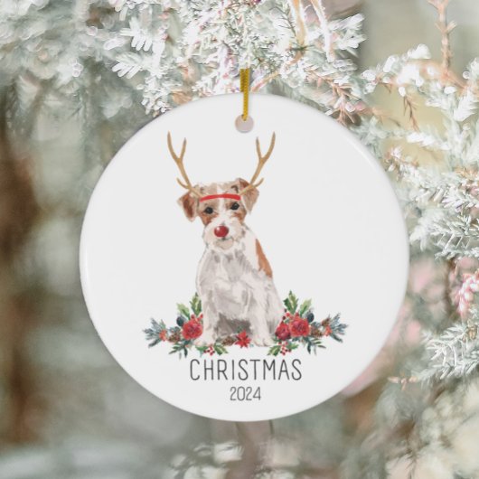 Jack Russell Custom Christmas Ornament