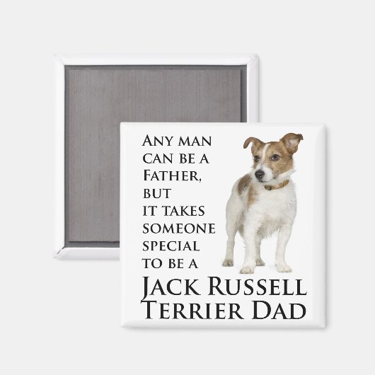 Jack Russell Dad Magnet (Voorkant / Achterkant)