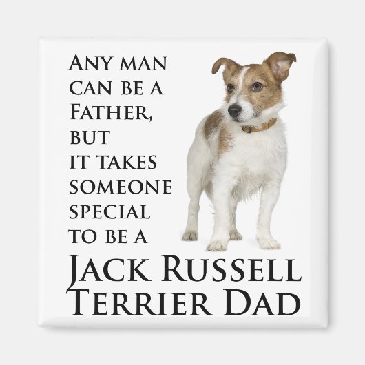 Jack Russell Dad Magnet (Voorkant)