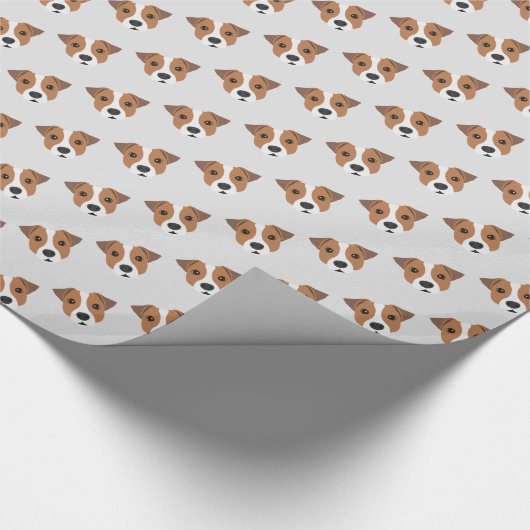 Jack Russell Dog Cadeaupapier (Hoek)