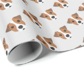 Jack Russell Dog Cadeaupapier (Rol Hoek)