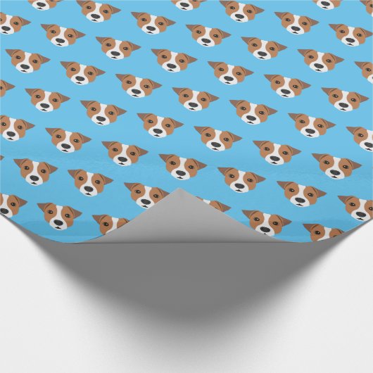 Jack Russell Dog Cadeaupapier (Hoek)