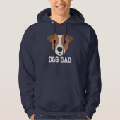 Jack Russell Dog Dad Hoodie (Voorkant)