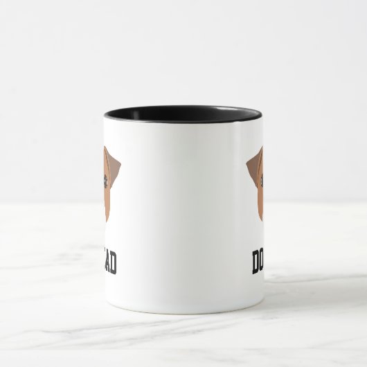 Jack Russell Dog Dad Mok (Midden)