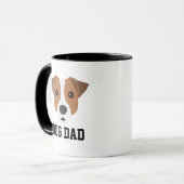 Jack Russell Dog Dad Mok (Voorkant links)
