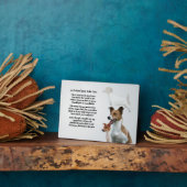 Jack Russell Dog Friend Poem Plaque Fotoplaat (Zijkant)