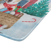 Jack Russell Dog in het sneeuwbalhuis Snijplank (Hoek)