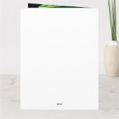 Jack Russell Dog in St. Patrick's Day Dress Kaart (Achterkant)