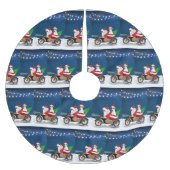 Jack Russell Dog kerstkerstman Kerstboom Rok (Voorkant)