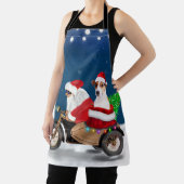 Jack Russell Dog kerstkerstman Schort (Insitu)