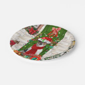 Jack Russell Dog Kerstmis Papieren Bordje (Gekanteld)