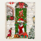 Jack Russell Dog Kerstmis Planner (Voorkant)