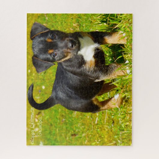 Jack Russell Dog. Legpuzzel (Verticaal)
