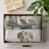  Jack Russell Dog met Pipe-weefselpapier Tissuepapier (Geschenk)