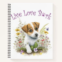 Jack Russell Dog Mom Floral