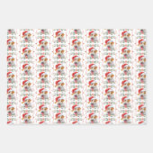 Jack Russell Dog Pattern Christmas Inpakpapier Vel (Voorkant)