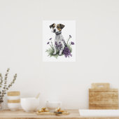 Jack Russell Dog Poster (Keuken)