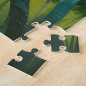 Jack Russell Dog Spring Bloemen Schilderen Legpuzzel (Zijkant)