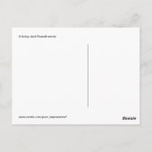 Jack Russell dooder Briefkaart (Achterkant)