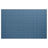 jack russell doodsnavy blue silhouette stof (Yard (91,4 cm))