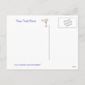 Jack Russell Eggs - Buitengewone paaswensen Feestdagenkaart (Achterkant)