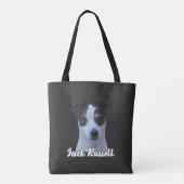 Jack Russell Grappig Quote - Ik hou van mijn Jack  Tote Bag (Achterkant)