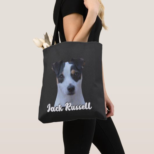 Jack Russell Grappig Quote - Ik hou van mijn Jack  Tote Bag (Dichtbij)