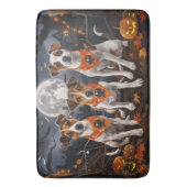 Jack Russell Halloween Griezelig Badmat (Voorkant Verticaal)