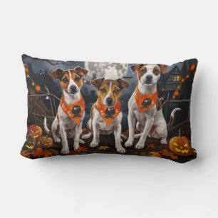 Jack Russell Halloween Spooky Kussen